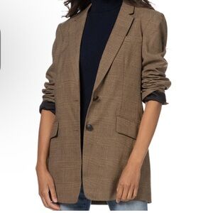 Rag and Bone Charles Boyfriend Oversize Plaid Blazer